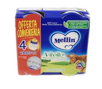 MELLIN omogeneizzato vitello 4x80g