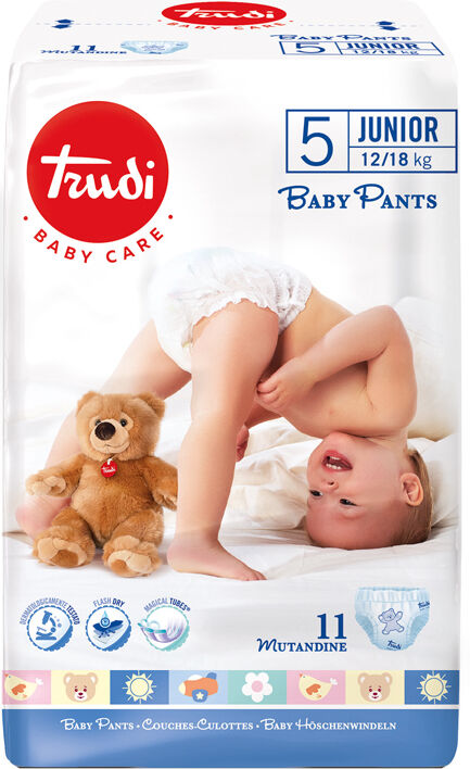 TRUDI baby care pants junior 12/18 kg 11 pezzi