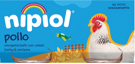 NIPIOL omogeneizzato pollo 80 g 2 pezzi