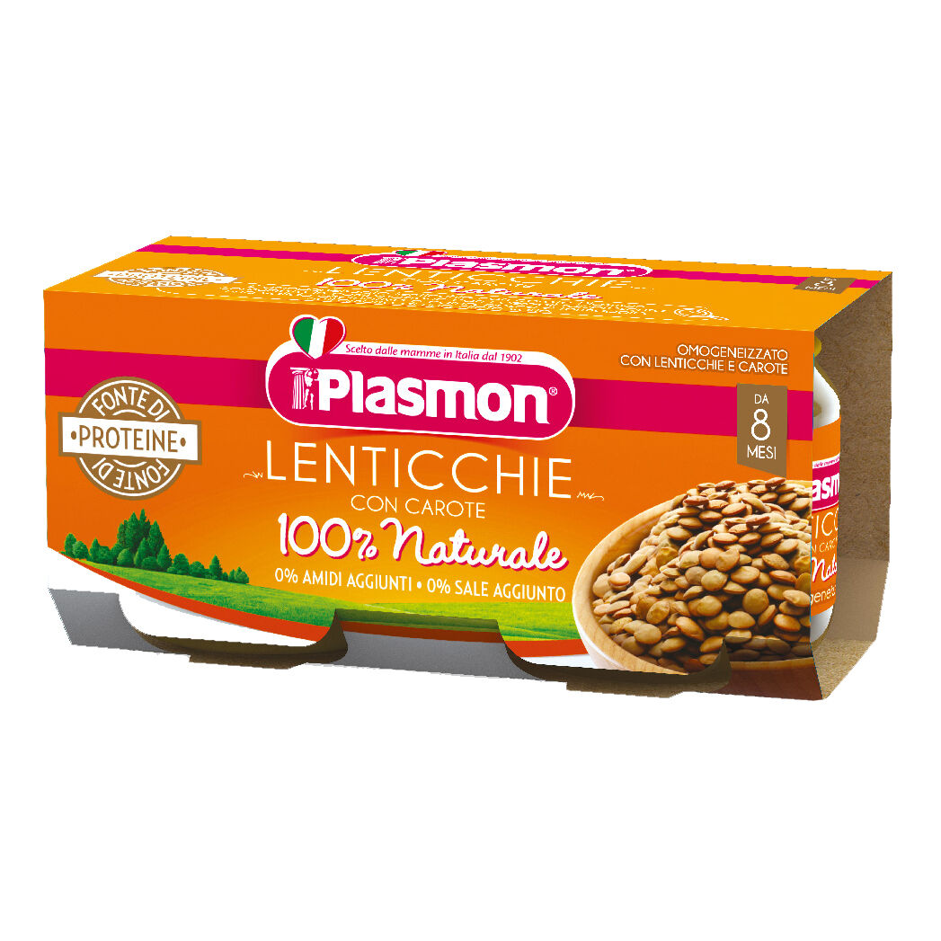 PLASMON Omo pl.lenticchie 2x80g
