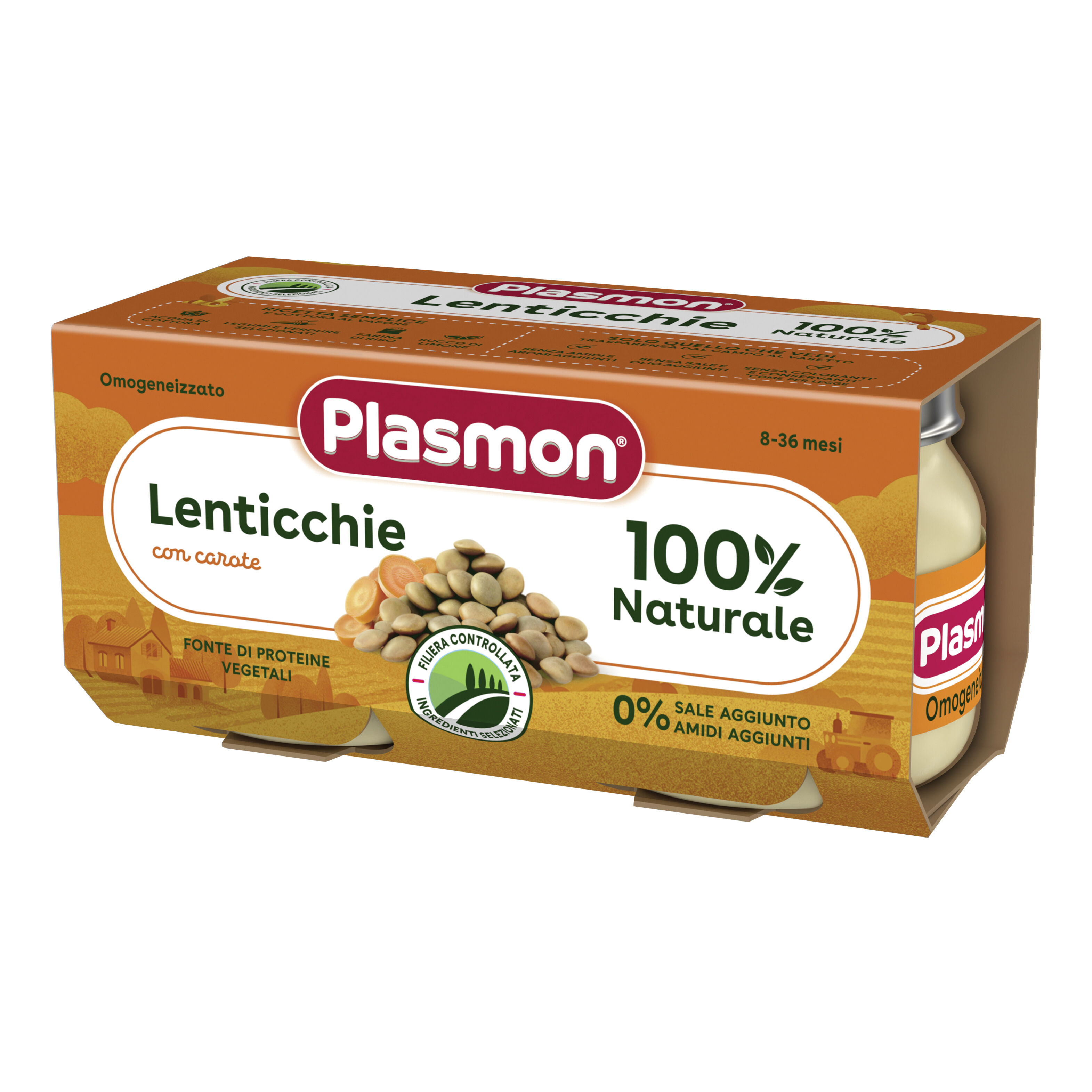 PLASMON Omo pl.lenticchie 2x80g