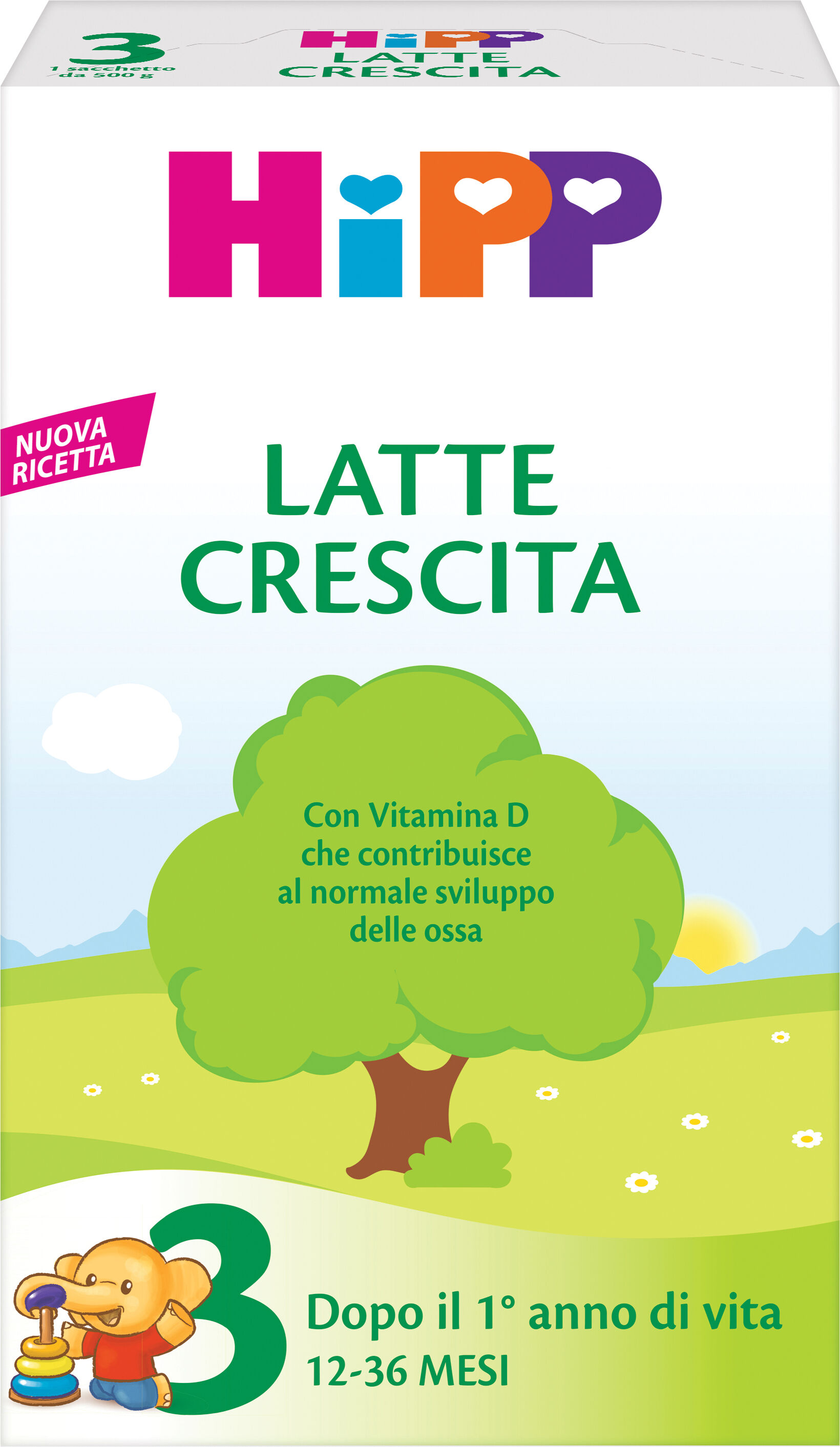 HIPP latte 3 crescita polvere