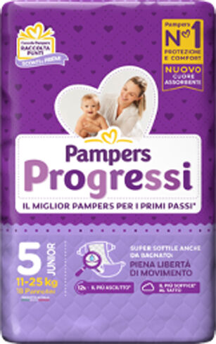 PAMPERS progressi junior 18 pezzi