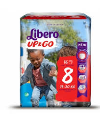 LIBERO UP&GO 8 pannolino 19-30 kg 14 pezzi