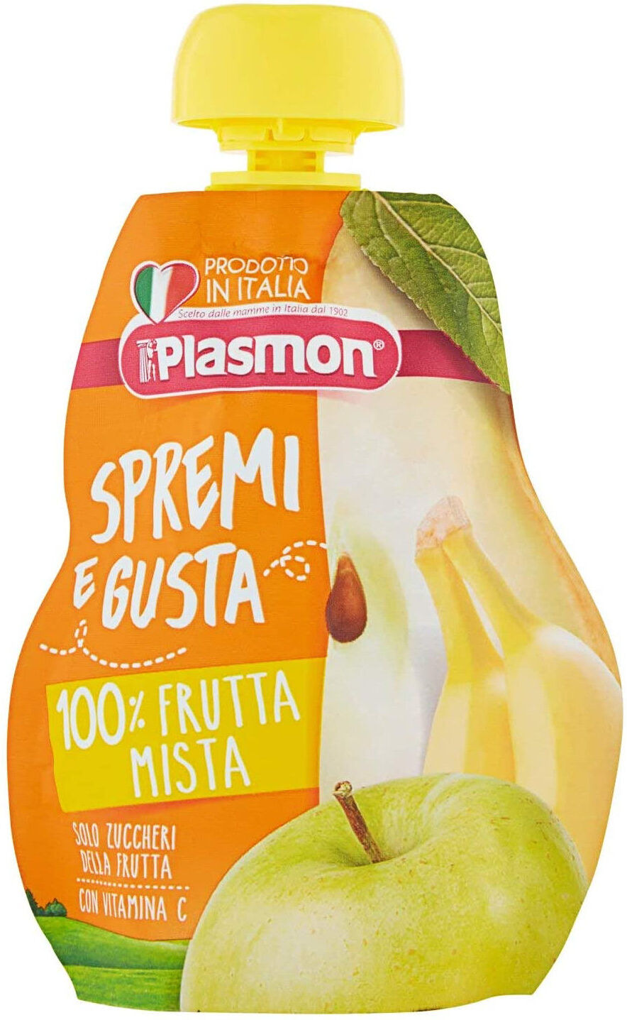 PLASMON Spremi E Gusta 100% Frutta Mista Da 6 Mesi 100 Grammi