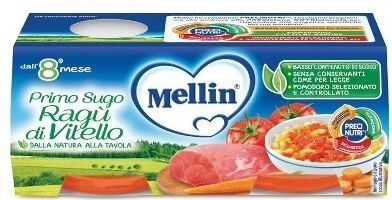 Mellin Primosugo Ragu'Vtl 2x80g