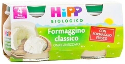 Hipp Bio Omogeneizzato Formaggino Classico 2x80 Gr