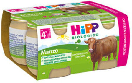 Hipp Bio Omogeneizzato Manzo 4x80 Gr