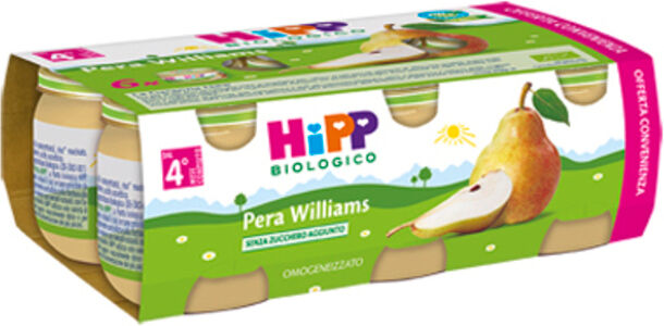 Hipp Bio Omogeneizzato Pera Williams 6x80 Gr