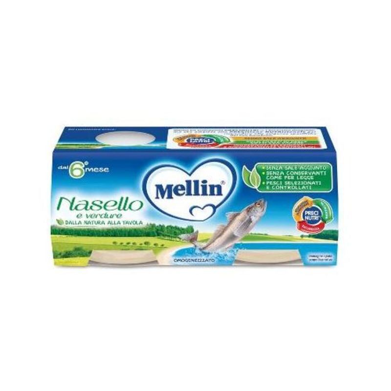 Mellin Omogeneizzato Nasello 2x80 Gr