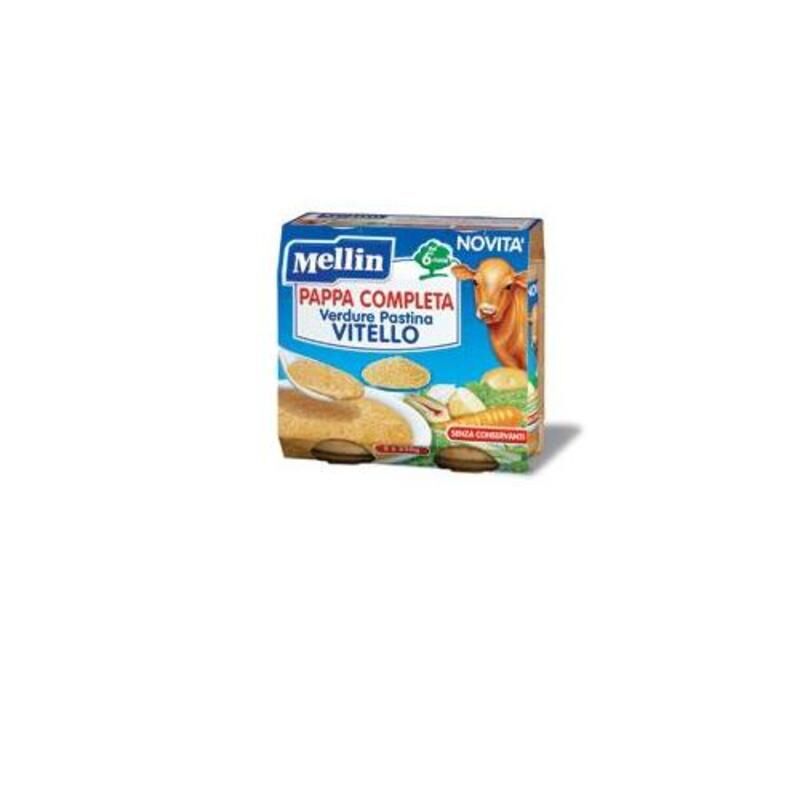 Mellin Pappa Completa Vitello 2x250 Gr