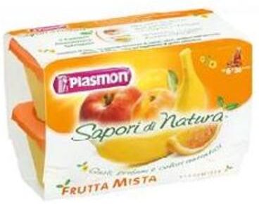 Plasmon Sapori Di Natura Omogeneizzato Frutta Mista 4x100 Gr