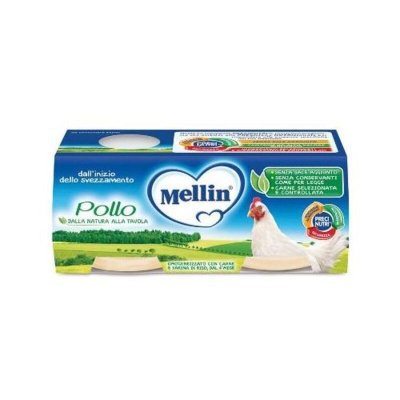 Mellin Omogeneizzato Pollo 2x120 Gr