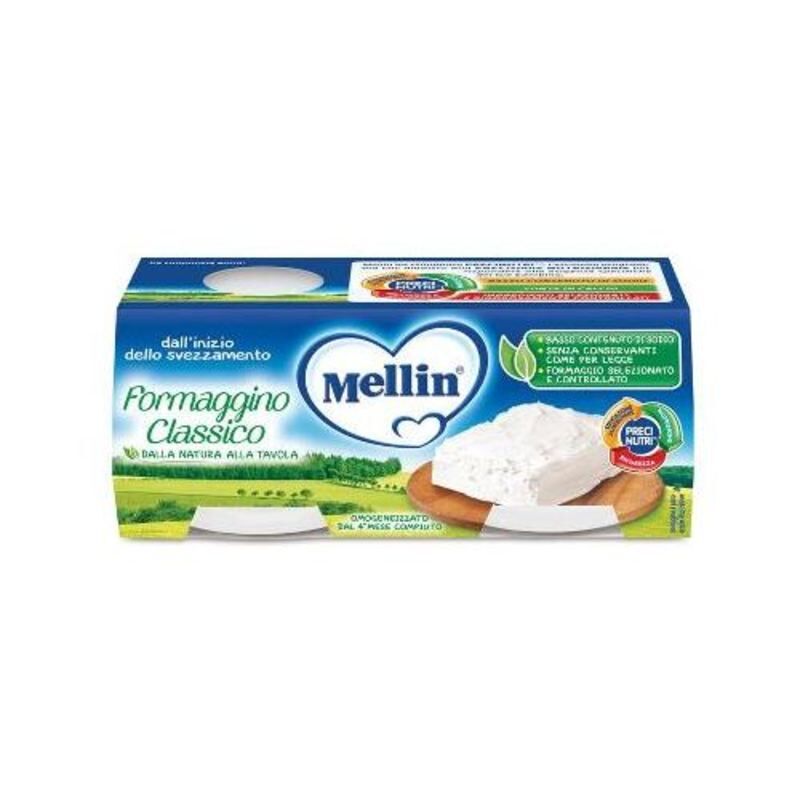 Mellin Omogeneizzato Formaggino 2x80 Gr