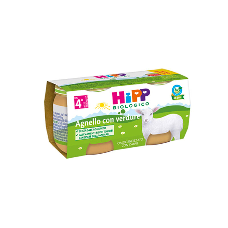 Hipp Bio Omog Agnello 2x80g