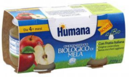 Humana Omog Mela Bio 4x100g