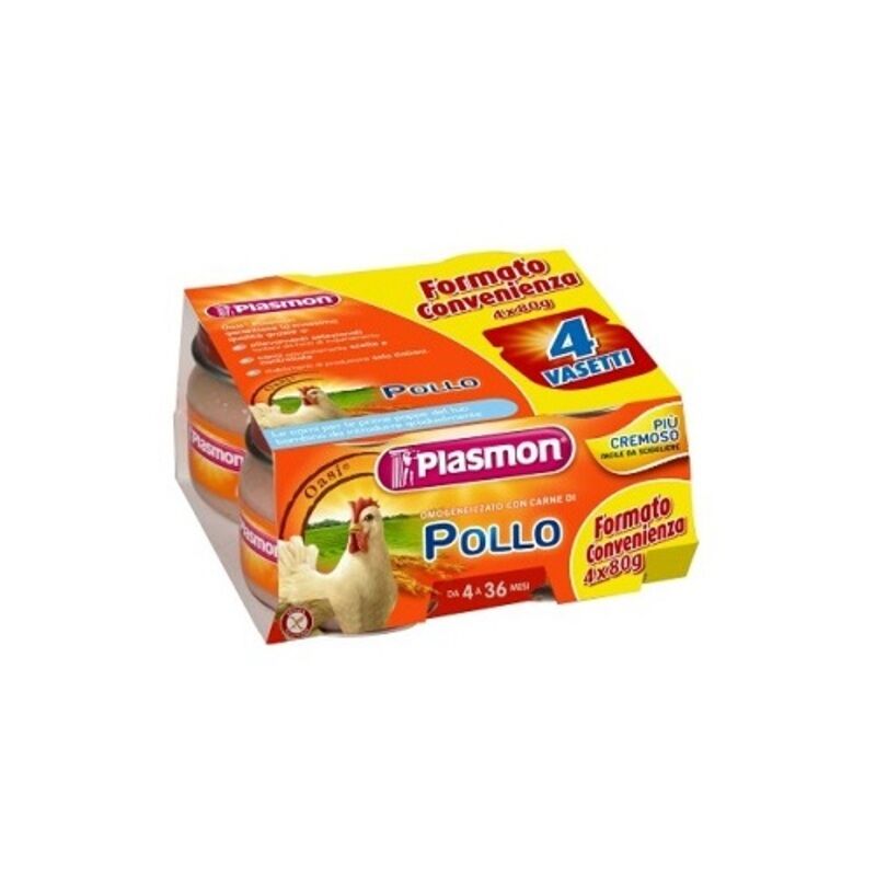 Plasmon Omogeneizzato Pollo 4x80 Gr