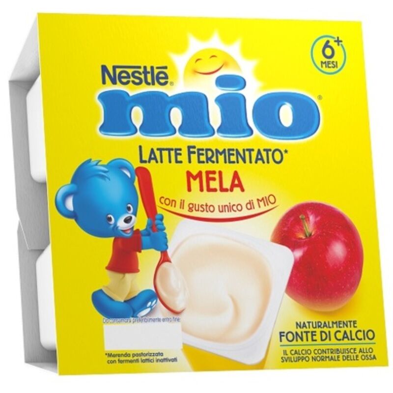 Mitac Mio Merenda Latte Ferm Mela 4p