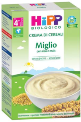 Hipp Bio Crema Cereali Miglio 200 Gr