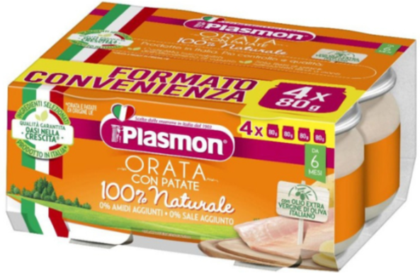 Plasmon Orata C/patate 4x80g