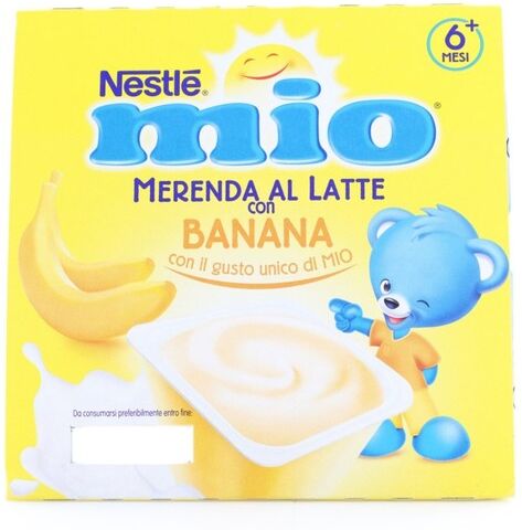 nestle Nestlé Mio Merenda Banana 4x100 Gr