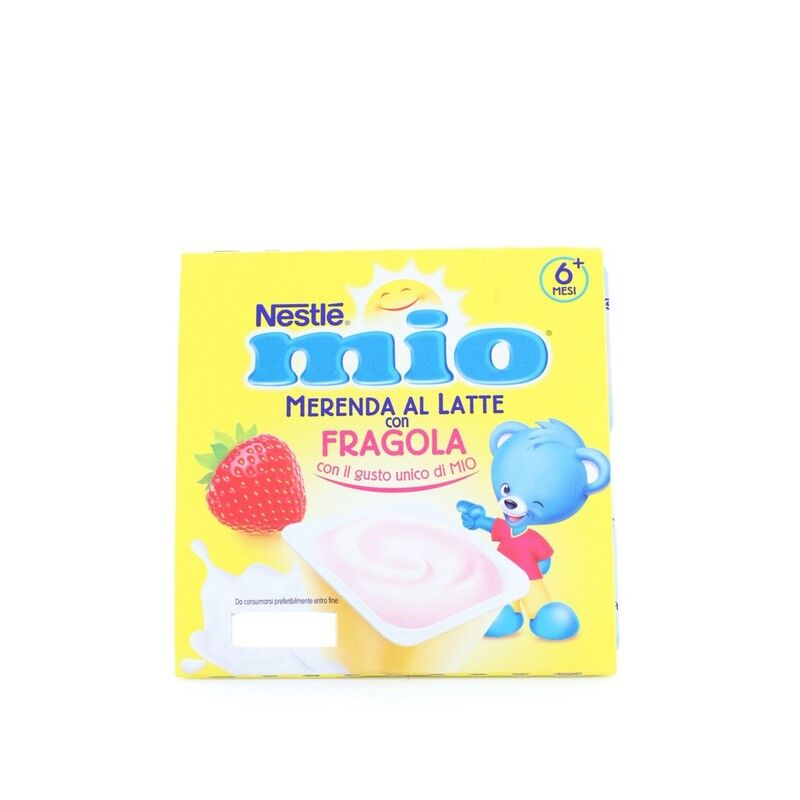 nestle Nestlé Mio Merenda Fragola 4x100 Gr