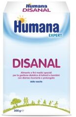 HUMANA ITALIA SpA HUMANA DISANAL 300G EXPERT Gestione di Lattanti e Bambini con diarrea ricorrente o prolungata.