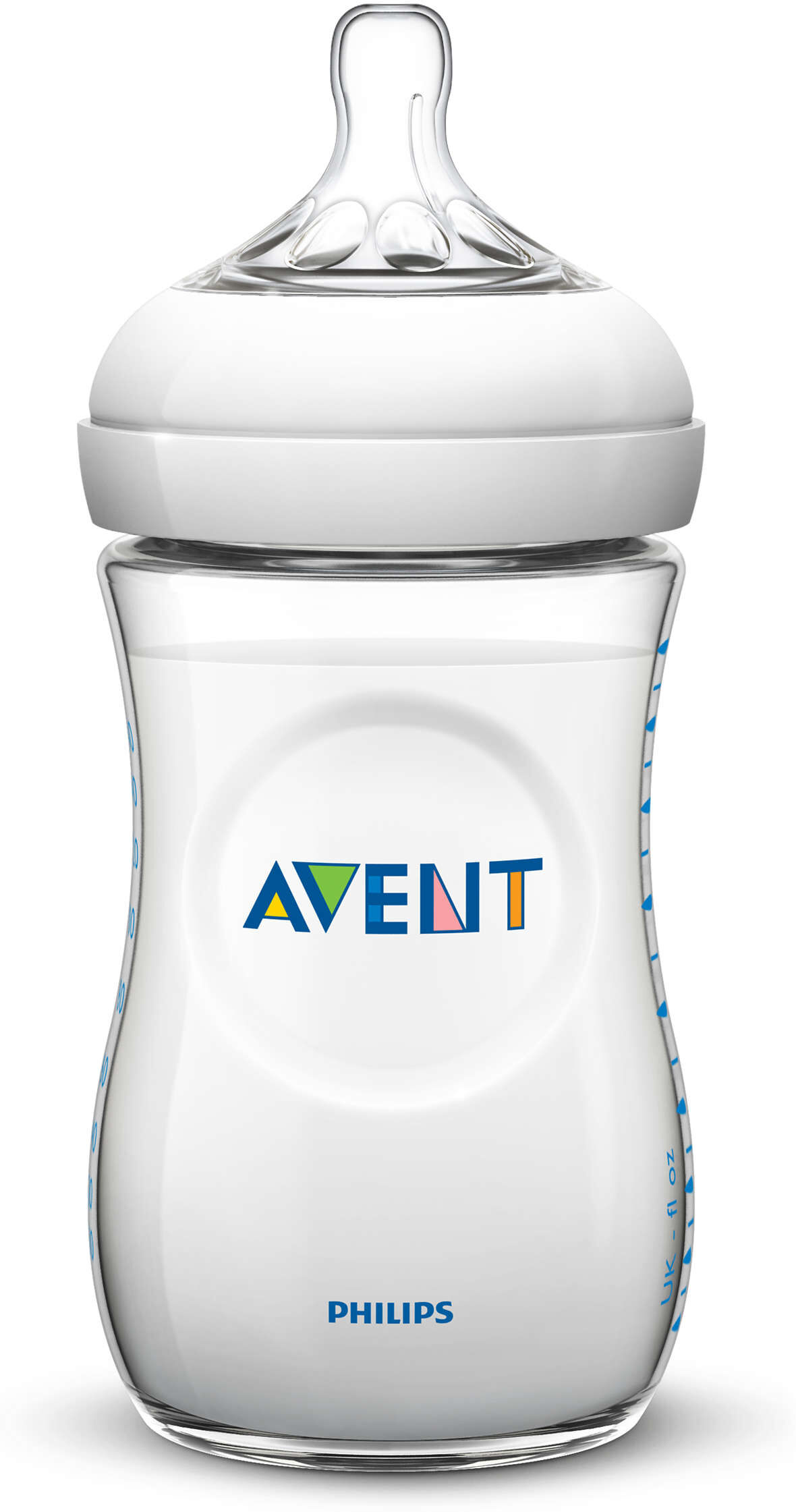 Philips Avent Natural Tåteflaske M/smokk (1 Mnd +) - 260 ml - 2 stk