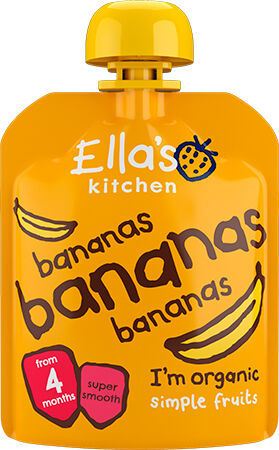 Ellas Kitchen Babymos Banan, Banan & Banan 4 mnd+ - 70 g