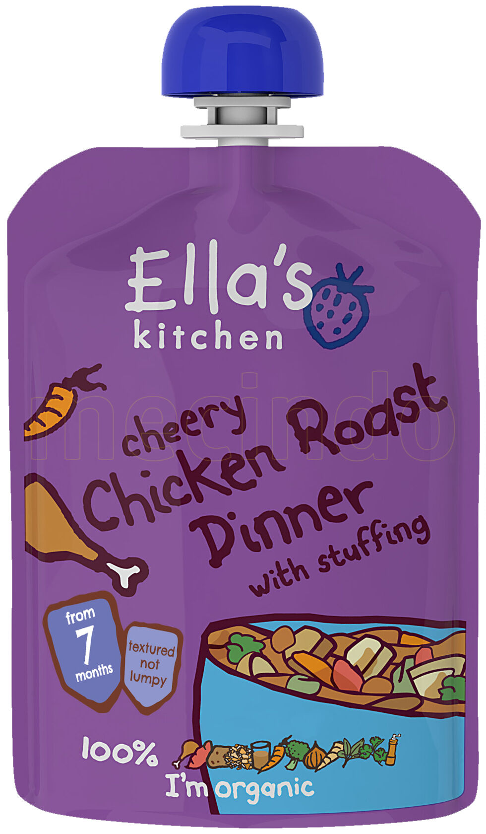 Ellas Kitchen Babymos Kylling og Grønnsaker 7mnd+ - 130 Gram