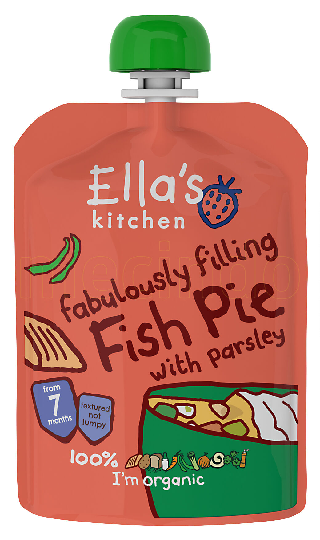 Ellas Kitchen Ella s Kitchen Squashed Squishy Fishy Cakes 7 Mdr. - 130 Gram