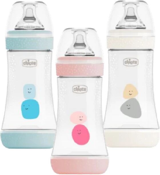 Chicco Biberão Perfect5 Fluxo Médio 2m+ 240ml Bege