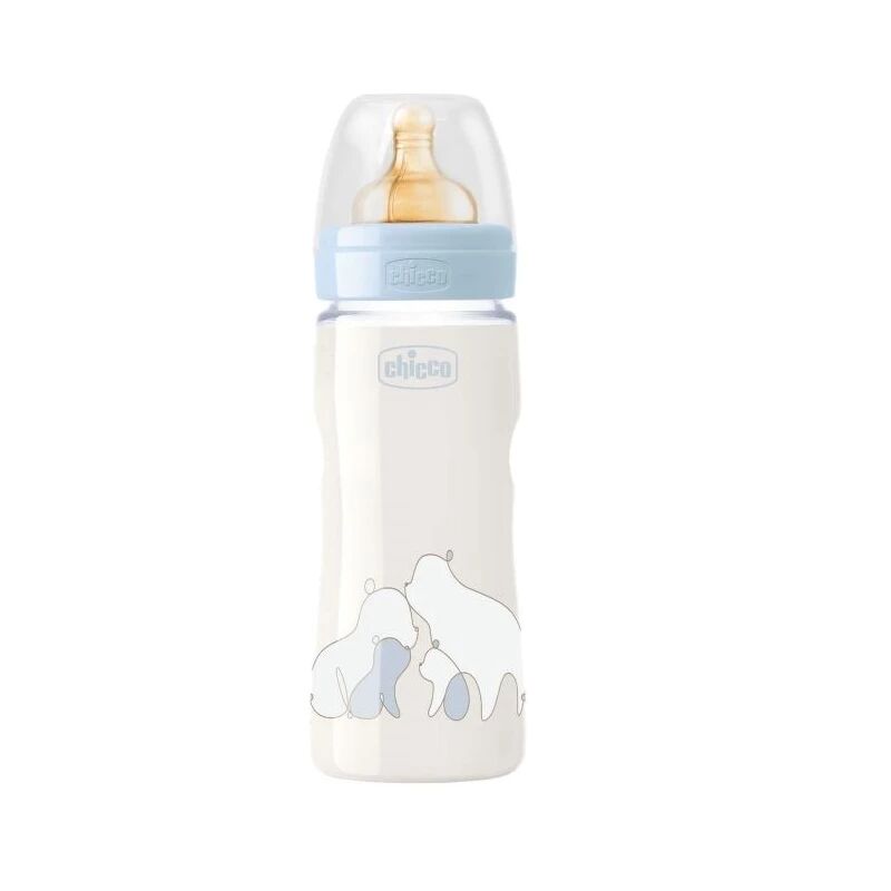 Chicco Original Touch Biberão Azul 4m+ 330ml