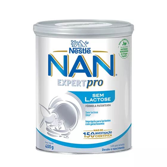 Nestlé Nan Sem Lactose Leite Lactentes Pó 400g