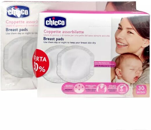 Chicco Disco Absorvente Anti-Bacteriano 60 + 30