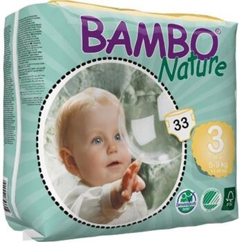 Bambo Nature Fraldas (T3 - 5-9 kg - 33 un)