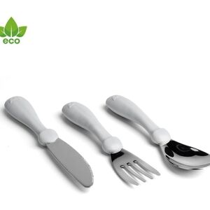 Herobility Eco Toddler Cutlery - Mist Gray