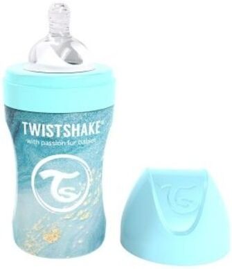 Twistshake Anti-Colic Stainless Steel 260 ml Marble Blue