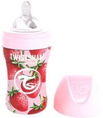 Twistshake Anti-Colic Stainless Steel 260 ml Strawberry