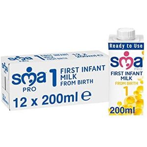 SMA PRO First Infant Baby Milk From Birth Ready to Drink Liquid Formula 200 ml Pack