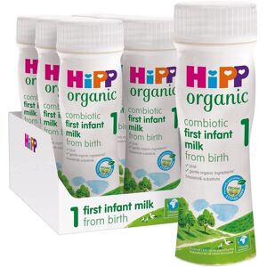 ‎HiPP Organic HiPP Organic 1 First Infant Baby Milk Ready to Feed Liquid Formula, From Birth,