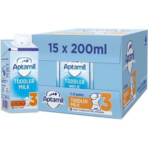 Aptamil 3 Toddler Baby Milk Ready to Use Liquid Formula, 1-3 Years, 200ml (Pack
