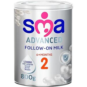 SMA Advanced 2 Follow On Baby Milk Powder Formula 6-12 Months, 800g (Pack of 1)