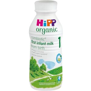 HiPP Organic 1 First Infant Baby Milk Ready to feed liquid formula, From Birth 470ml