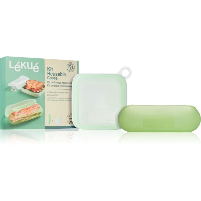 Lékué Kit Reusable Cases (green) 2 pc