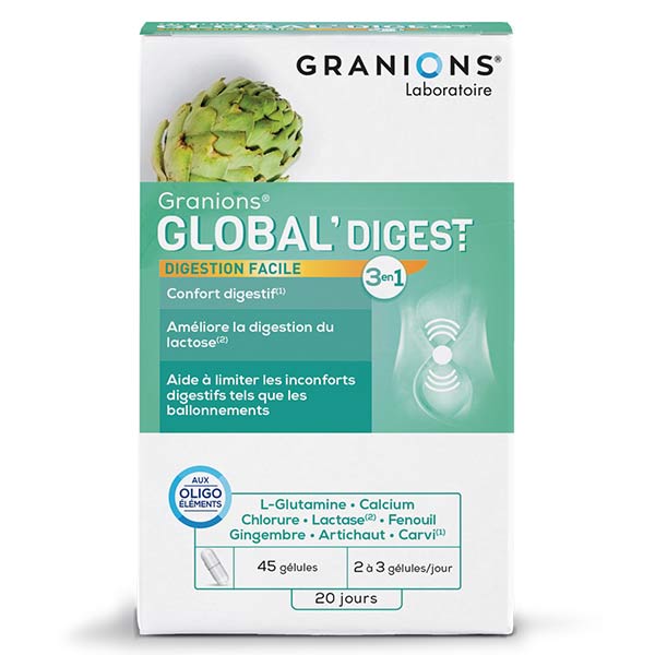 Laboratoire des Granions Granions Global'Digest 45 gélules