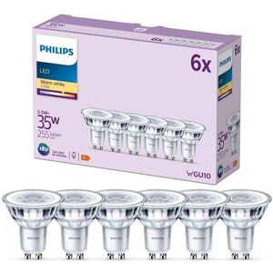 Philips LED-Leuchtmittel »(35W), 3.5W, GU10, Wa«, GU10, Warmweiss silberfarben