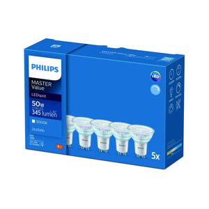 Philips LED-Leuchtmittel »Lampe MASTER L«, GU10, Warmweiss transparent Größe
