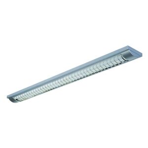 G & L Handels GmbH LED-Rasteranbauleuchte 444 mit G13/T8, silber