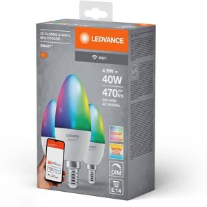 LEDVANCE SMART+ LED, Kerze, E14, 4,9 W, CCT, RGB, WiFi, 3er